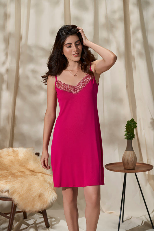 Lace Touch Sleep Chemise - Granita
