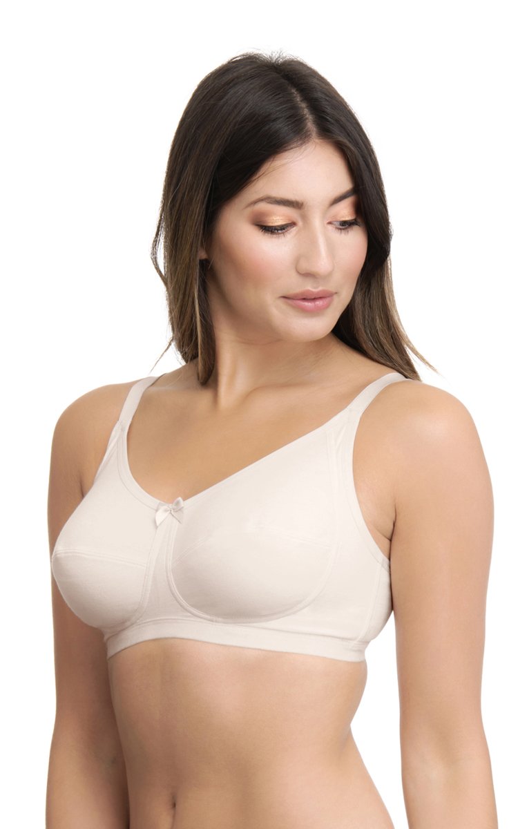 Ultimo Essential Cotton Non-Padded Non-Wired Bra - Whitesmoke - Image 2 of 3