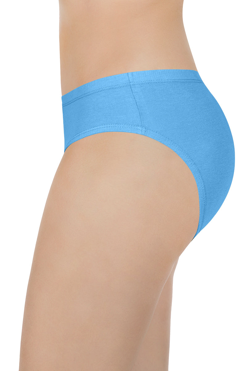 100% Cotton Bikini Panty Pack (Pack of 3) - D004 - Solid
