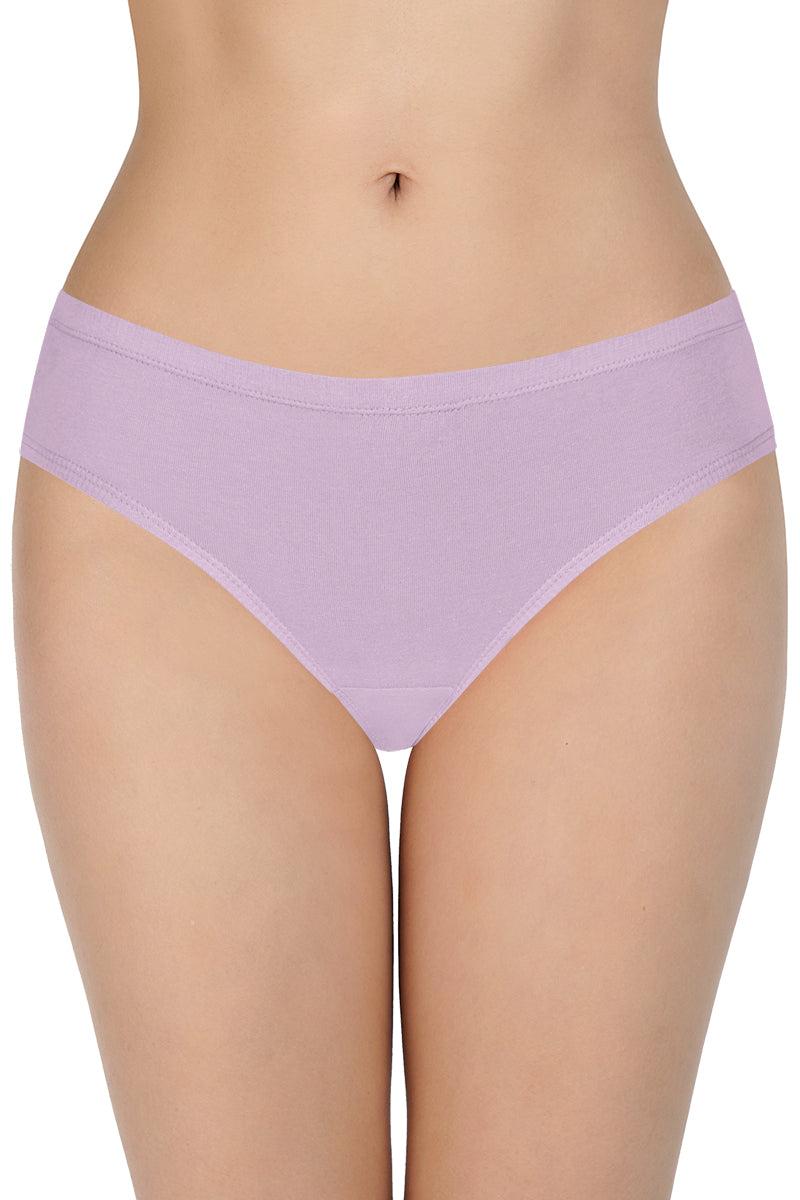 100% Cotton Bikini Panty Pack (Pack of 3) - D005 - Solid - Image 4 of 6