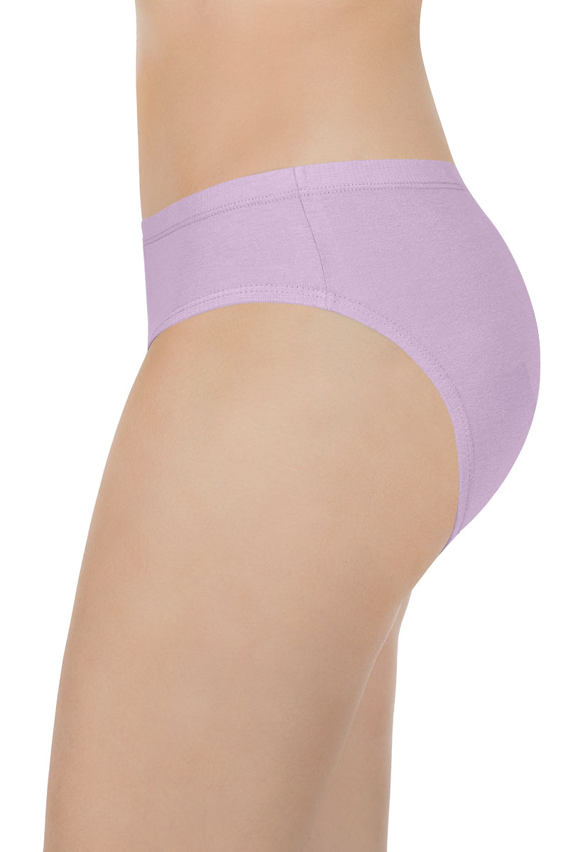 100% Cotton Bikini Panty Pack (Pack of 3) - D005 - Solid - Image 5 of 6