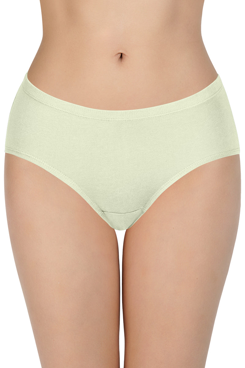 100% Cotton Hipster Panty Pack (Pack of 3) - D012 - Solid