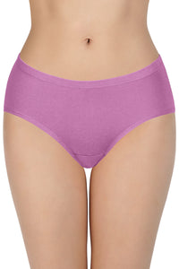 100% Cotton Hipster Panty Pack (Pack of 3) - D014 - Solid thumbnail 4