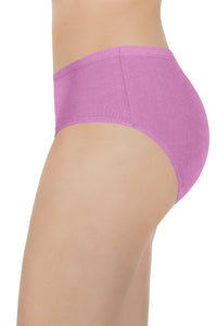 100% Cotton Hipster Panty Pack (Pack of 3) - D014 - Solid thumbnail 5