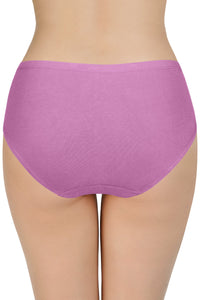 100% Cotton Hipster Panty Pack (Pack of 3) - D014 - Solid thumbnail 6