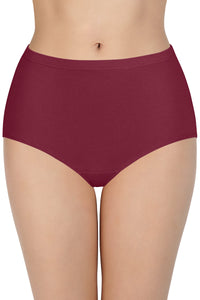 100% Cotton Full Brief Panty Pack (Pack of 3) - D021 - Solid thumbnail 2