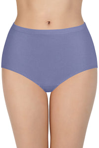 100% Cotton Full Brief Panty Pack (Pack of 3) - D022 - Solid thumbnail 2