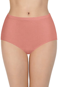 100% Cotton Full Brief Panty Pack (Pack of 3) - D023 - Solid thumbnail 3