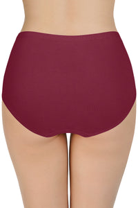 100% Cotton Full Brief Panty Pack (Pack of 3) - D024 - Solid thumbnail 6