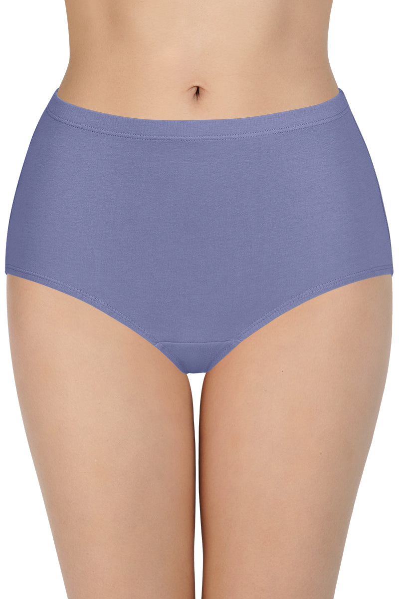 100% Cotton Full Brief Panty Pack (Pack of 3) - D025 - Solid
