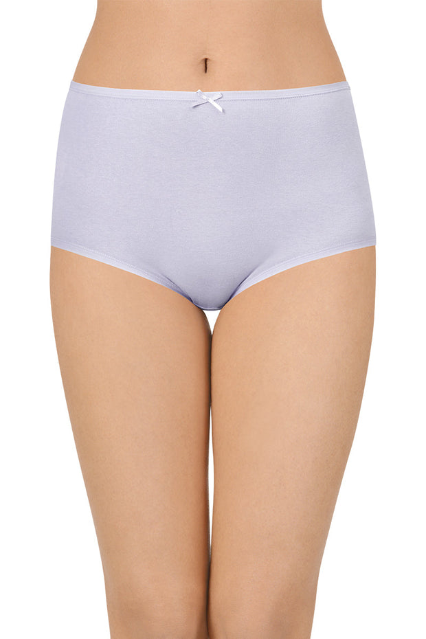 Assorted High Rise Full Brief (Pack of 5) - Ditsy Geos Navy