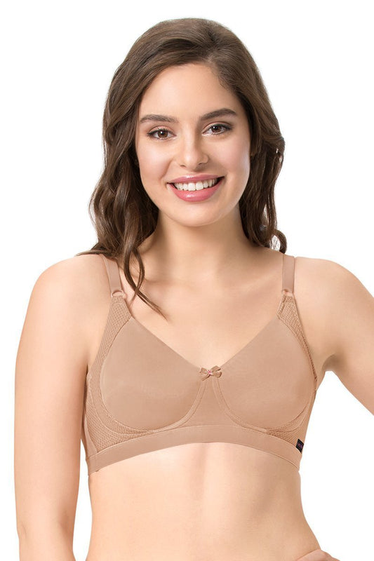 every de Essential Support Full Cover Bra - Sandalwood Color