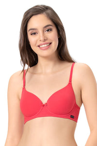 every de Carefree Confidence T-Shirt Bra - Azalea Color thumbnail 1