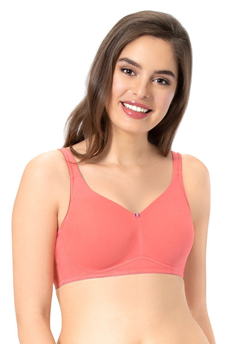 every de Elegant Concealer Full Cover Bra - Sunkist Coral Color - Image 1 of 3