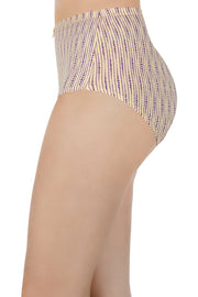 Printed High Rise Full Brief (Pack of 3)
