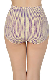 Printed High Rise Full Brief (Pack of 3)