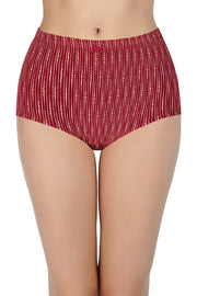 Printed High Rise Full Brief (Pack of 3)
