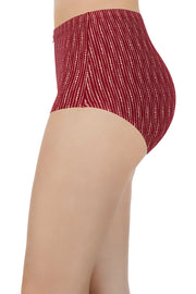 Printed High Rise Full Brief (Pack of 3)
