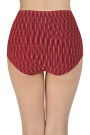 Printed High Rise Full Brief (Pack of 3)