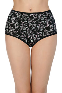 Assorted High Rise Full Brief (Pack of 5) - Black Pink Pr thumbnail 6