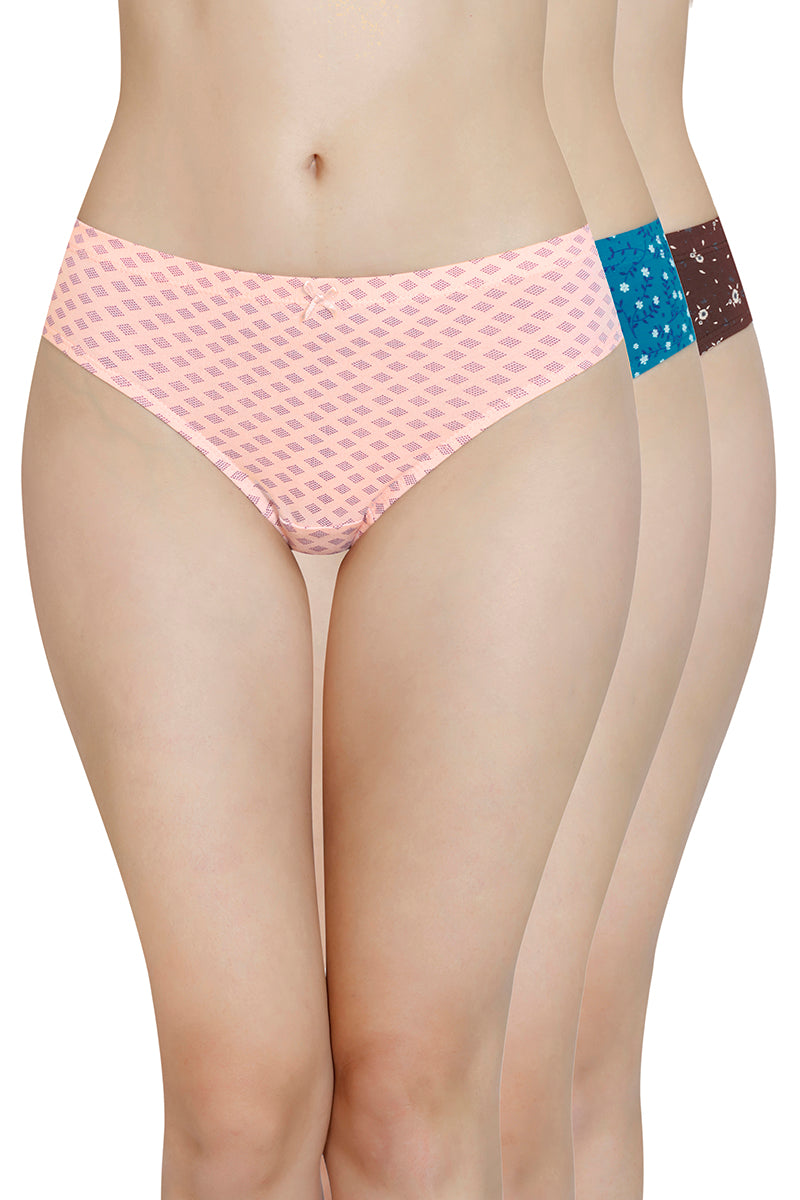 Inner Elastic Waistband Bikini Panty (Pack of 3) - Image 1 of 6