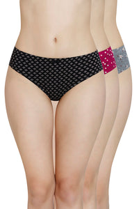 Inner Elastic Waistband Bikini Panty (Pack of 3) thumbnail 1
