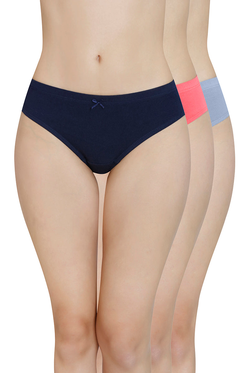 Inner Elastic Waistband Bikini Panty (Pack of 3) - Image 1 of 6
