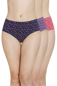 Inner Elastic Waistband Hipster Panty (Pack of 3) thumbnail 1