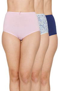 Assorted Low Rise Full Brief (Pack of 3) - Ditsy Florals-3 - color option