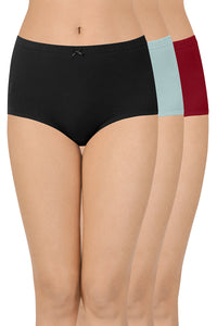 Inner Elastic Waistband Full Brief (Pack of 3) - color option