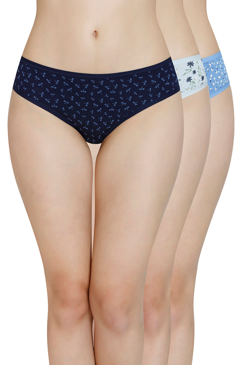 Printed Low Rise Bikini Panty (Pack of 3) - Image 1 of 10