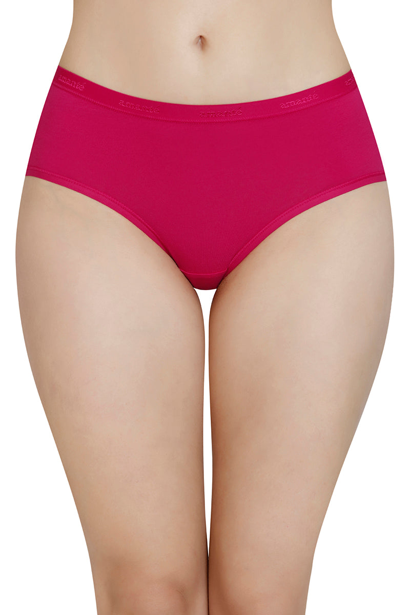 Solid Mid Rise Hipster Panty (Pack of 3) - Image 2 of 10