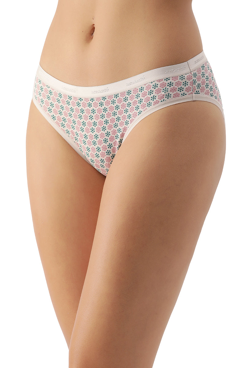 Low Rise Printed Bikini (Pack of 3)