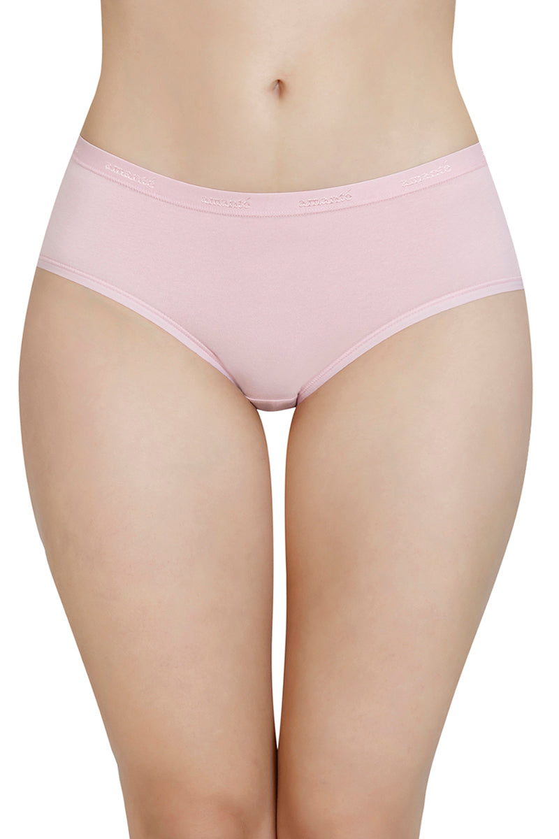 Solid Mid Rise Hipster Panty (Pack of 3) - Image 5 of 10