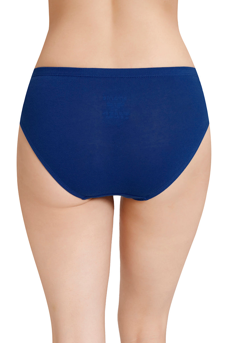 Inner Elastic Solid Mid Rise Bikini Panties (Pack of 3) - Image 7 of 7