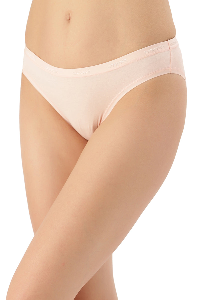 Solid Low Rise Bikini (Pack of 3) - Image 4 of 7