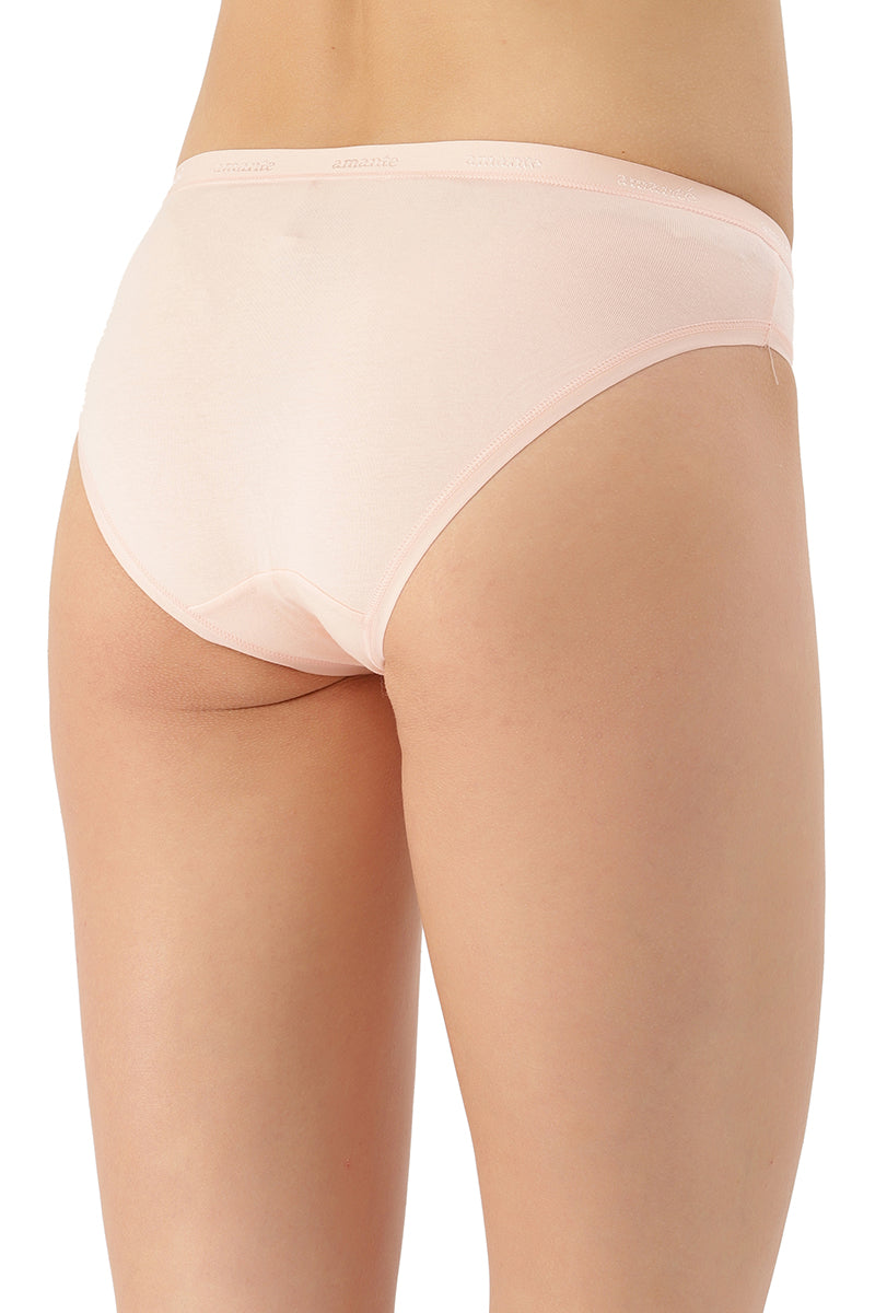 Solid Low Rise Bikini (Pack of 3)