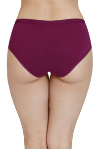 Solid Mid Rise Hipster Panty (Pack of 3) thumbnail 10