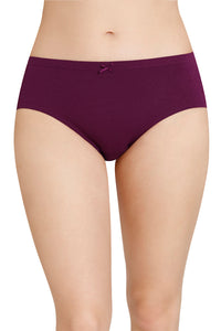 Inner Elastic Solid Mid Rise Hipster Panties (Pack of 3) thumbnail 4