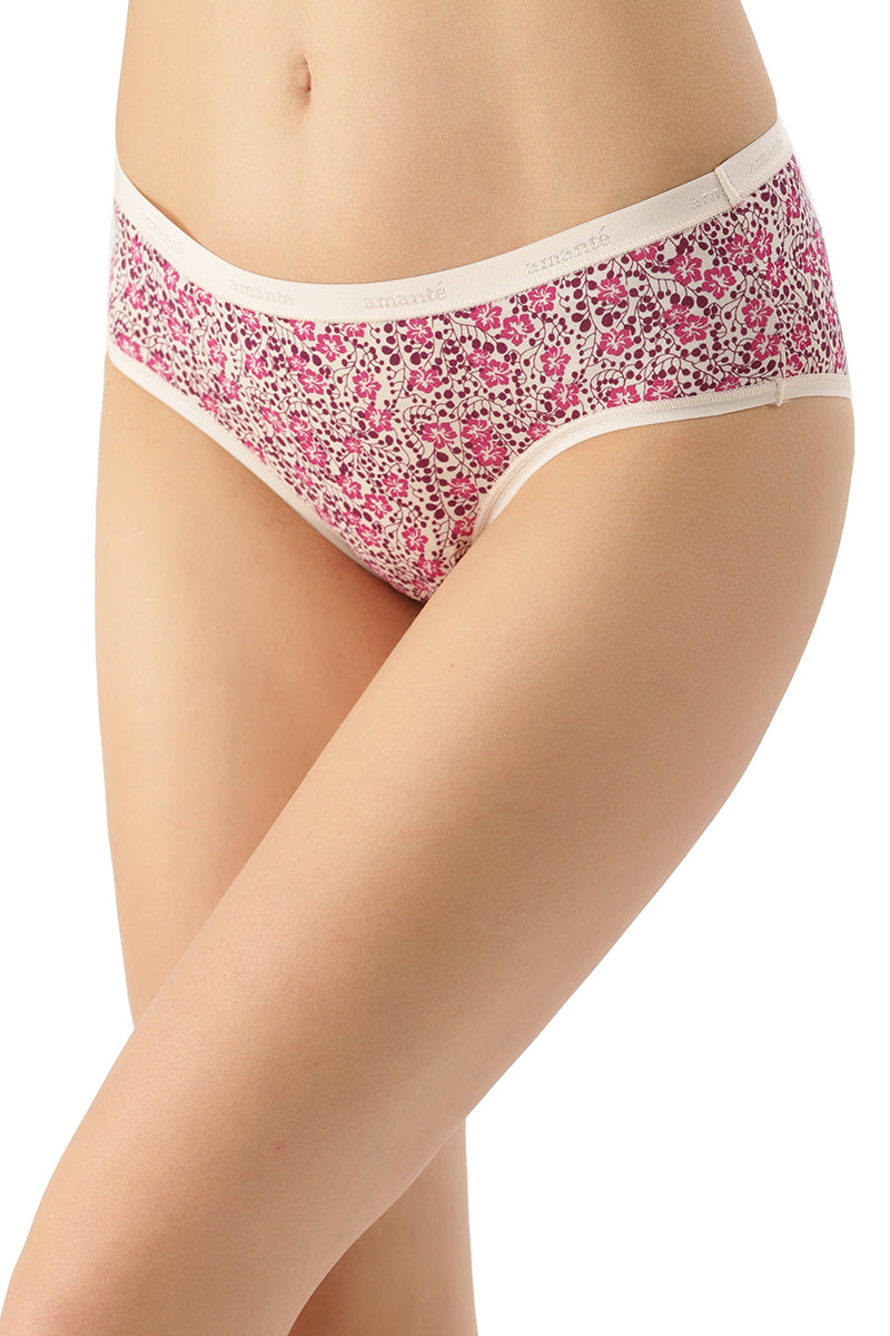 Printed Low Rise Hipster (Pack of 3)