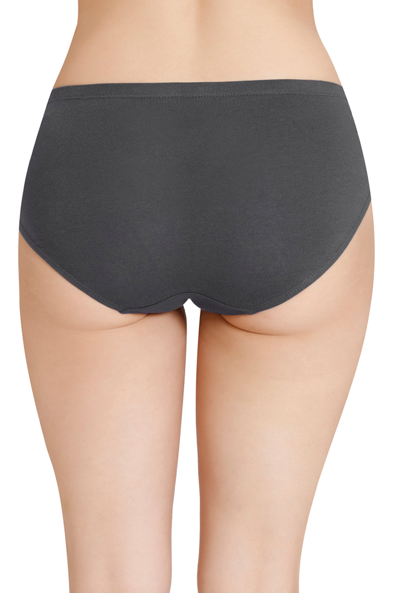 Inner Elastic Solid Mid Rise Hipster Panties (Pack of 3) - Image 7 of 7