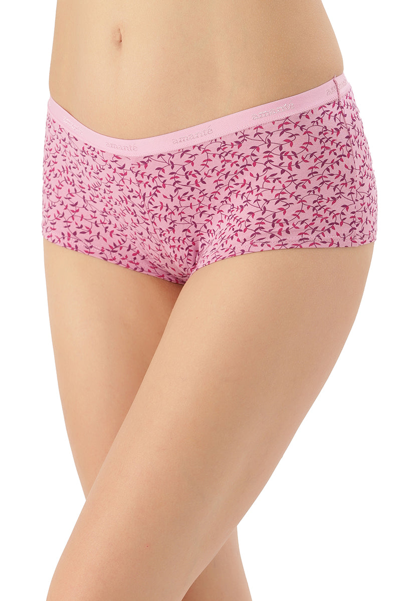 Printed Low Rise Boyshorts (Pack of 2) - Image 2 of 7