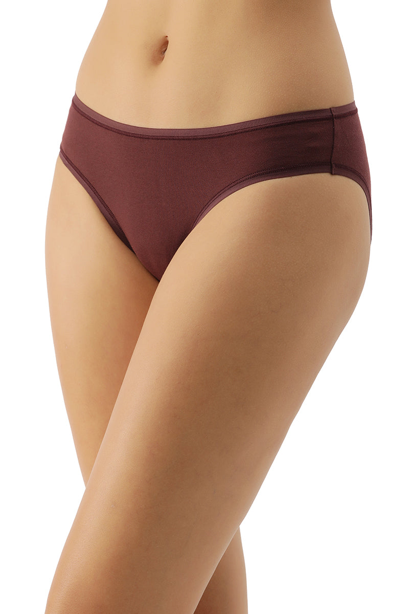 Low Rise Solid Bikini (Pack of 3) - Image 4 of 9
