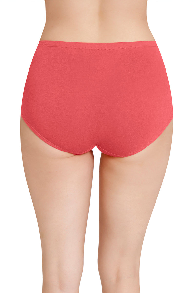 Inner Elastic Solid High Rise Full Brief Panties (Pack of 3)