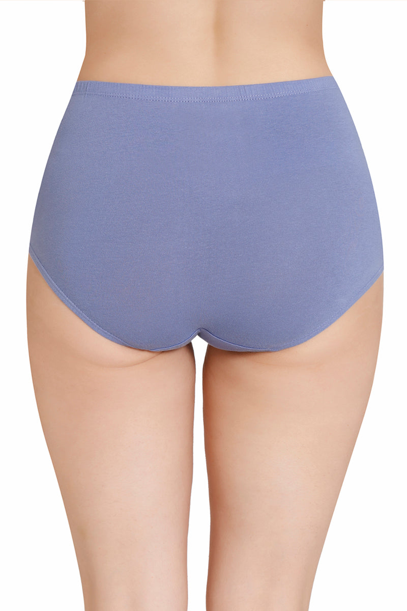 Inner Elastic Solid High Rise Full Brief Panties (Pack of 3) - Image 7 of 7