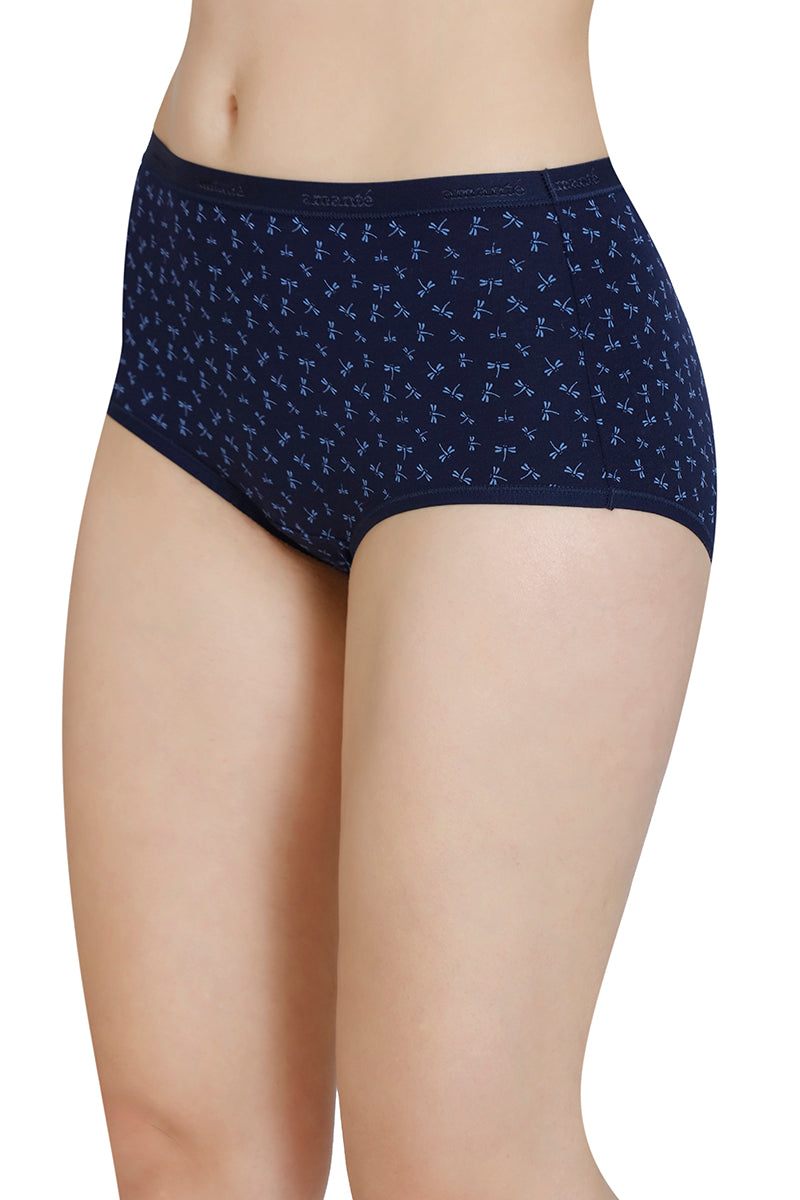 Printed High Rise Full Brief (Pack of 3) - Image 3 of 10