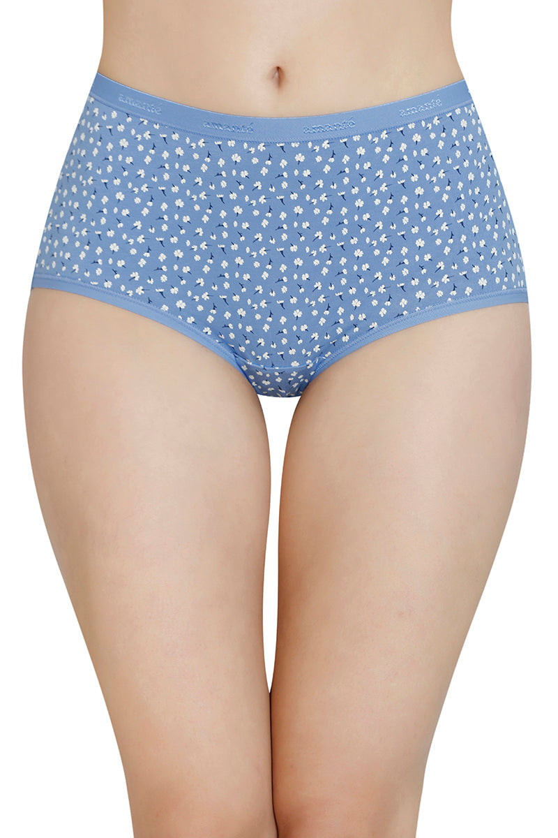 Printed High Rise Full Brief (Pack of 3)