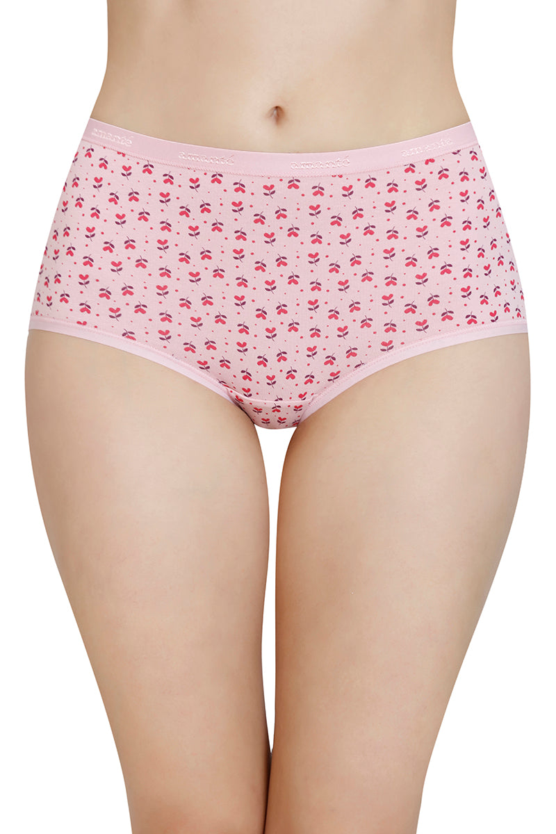 Printed High Rise Full Brief (Pack of 3) - Image 5 of 10