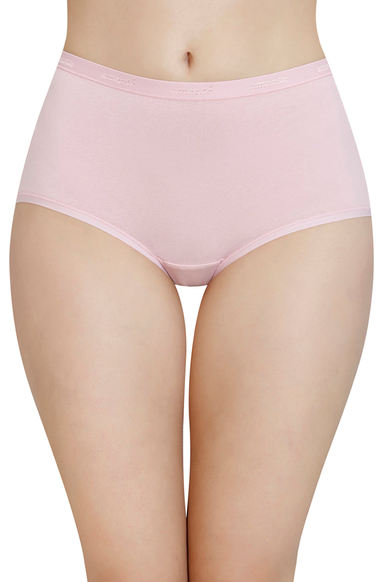 Solid High Rise Full Brief (Pack of 3)