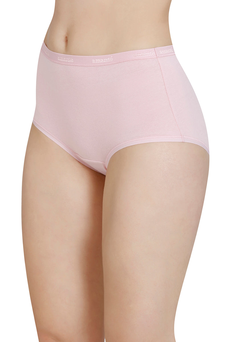 Solid High Rise Full Brief (Pack of 3) - Image 6 of 10
